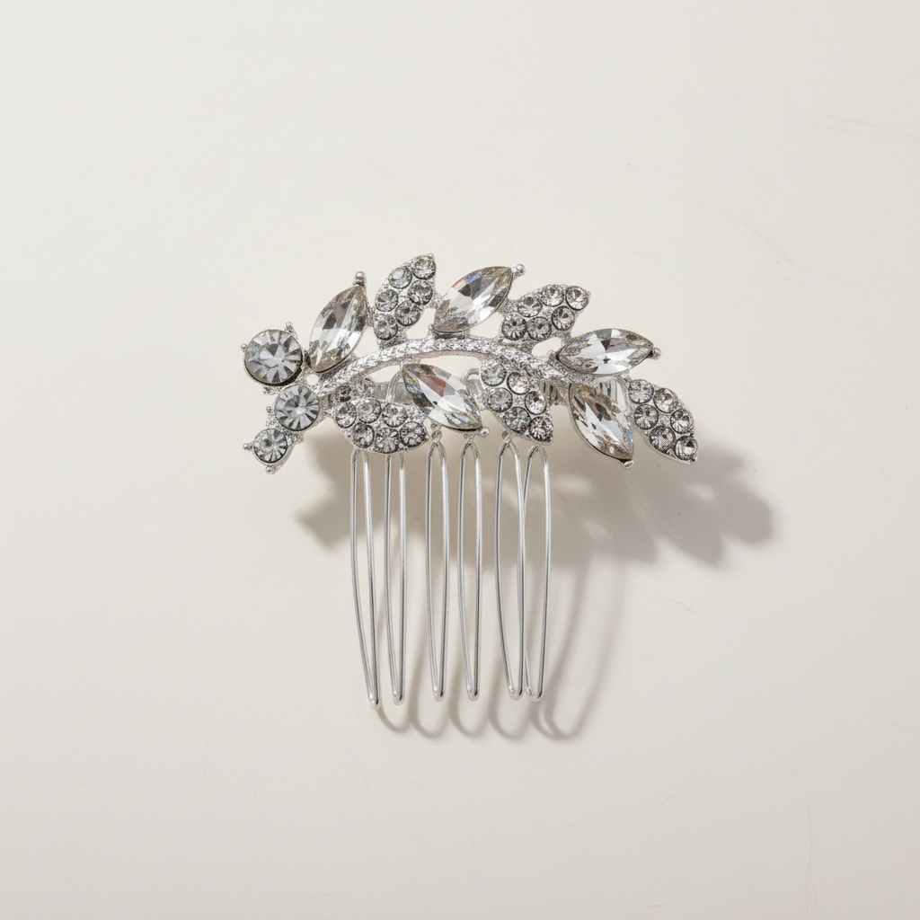 Hair accessory, ROMANCE|Ava -silver-tone bun decoration