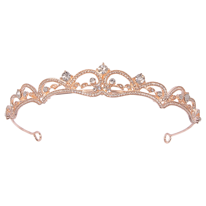 ATHENA BRIDAL, Sabine -ruusukultainen tiara