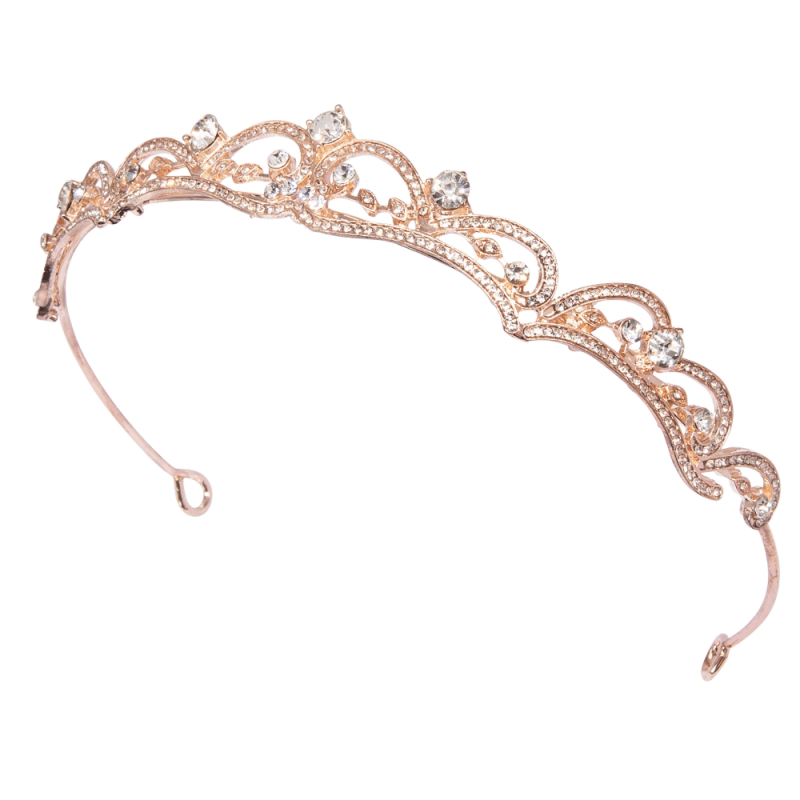 ATHENA BRIDAL, Sabine -ruusukultainen tiara