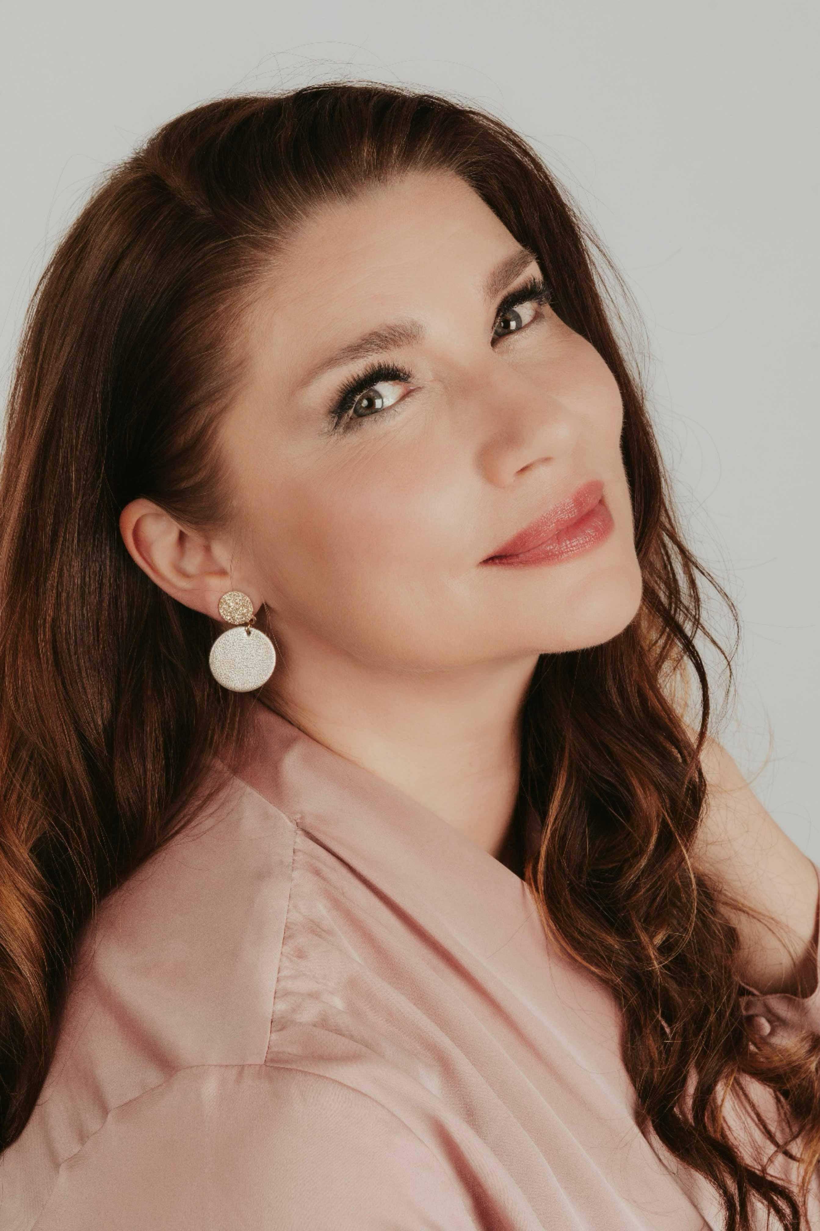 LEMPI®-korvakorut, Seela (beige / kulta kimallus)