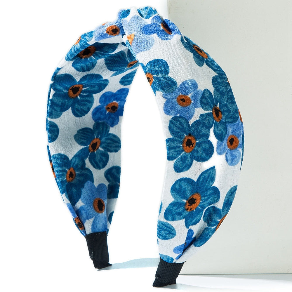 SUGAR SUGAR® | Meadow Garden COMFY – joustava hiuspanta (sininen)