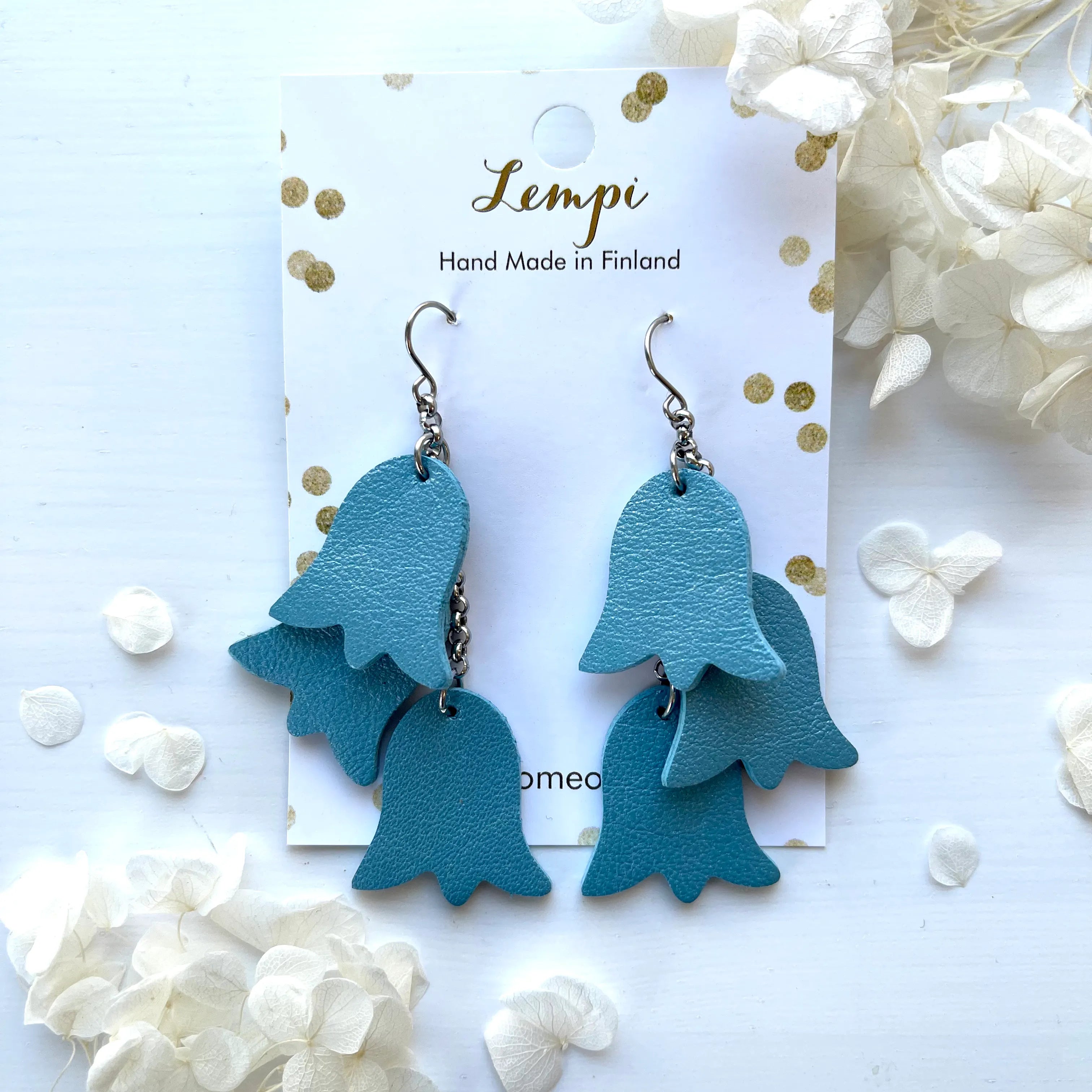 LEMPI®-korvakorut, Keto (vanha sininen / hopea)