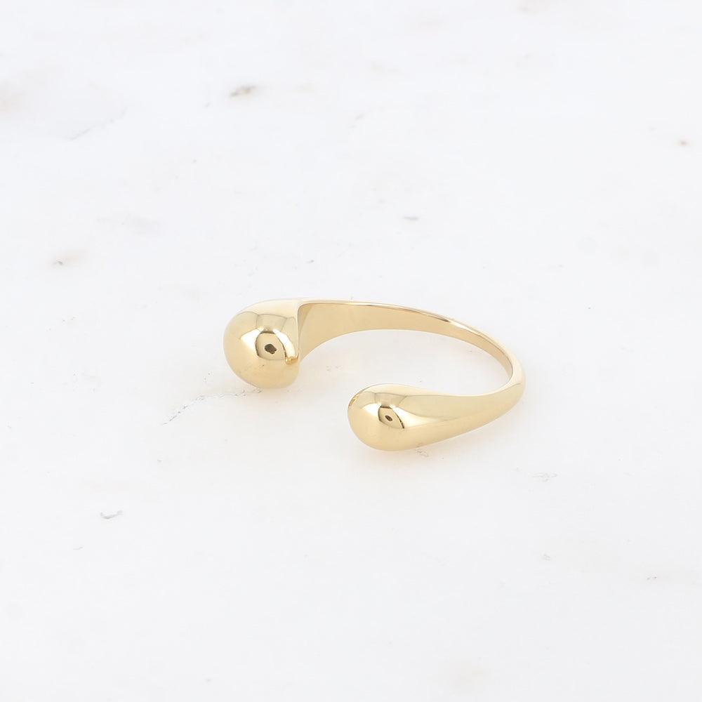 BOHM PARIS | Bague Mercer -kivetön kirurginterässormus (kulta)