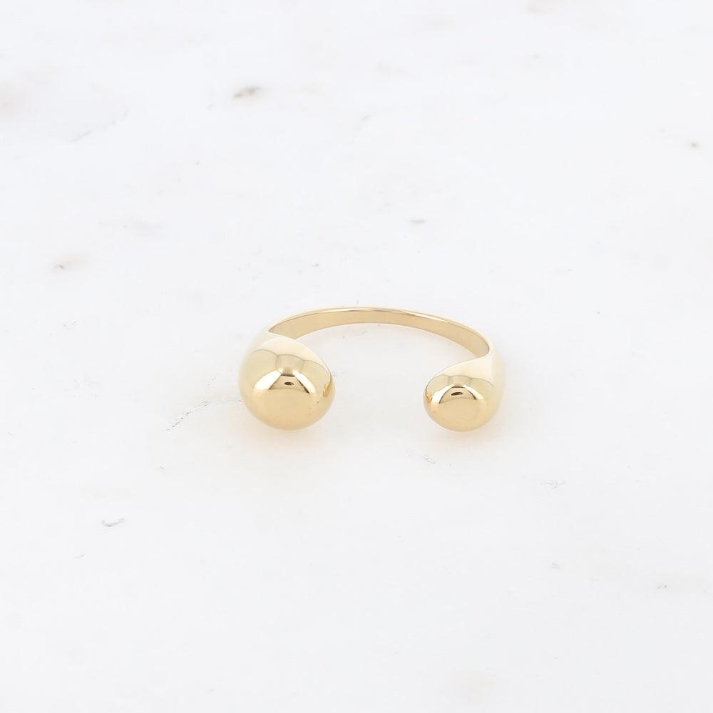 BOHM PARIS | Bague Mercer -kivetön kirurginterässormus (kulta)
