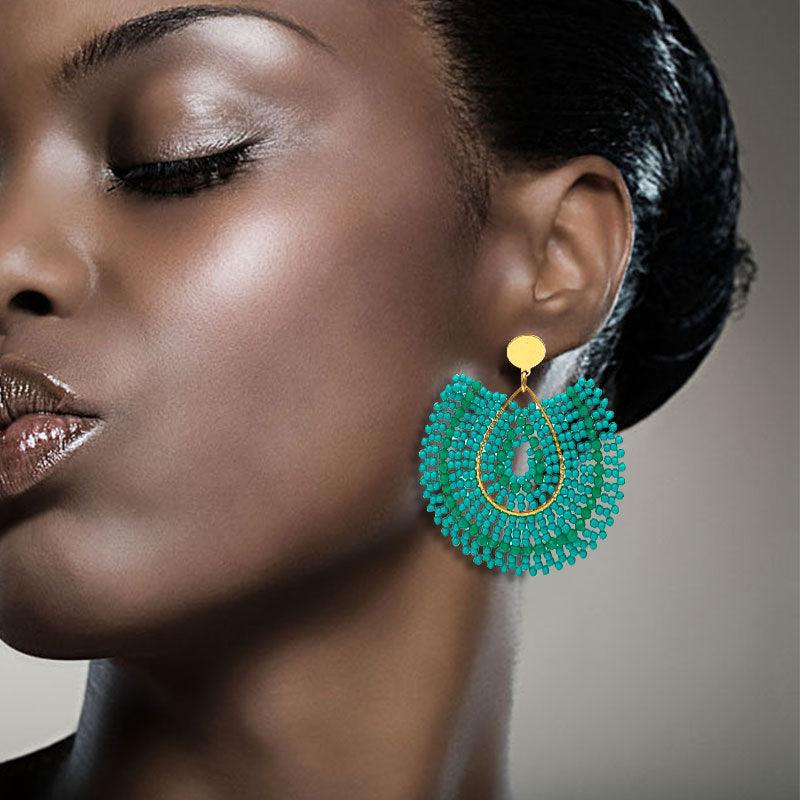 FRENCH RIVIERA | Gaby -karibianturkoosit kirurginteräskorvakorut