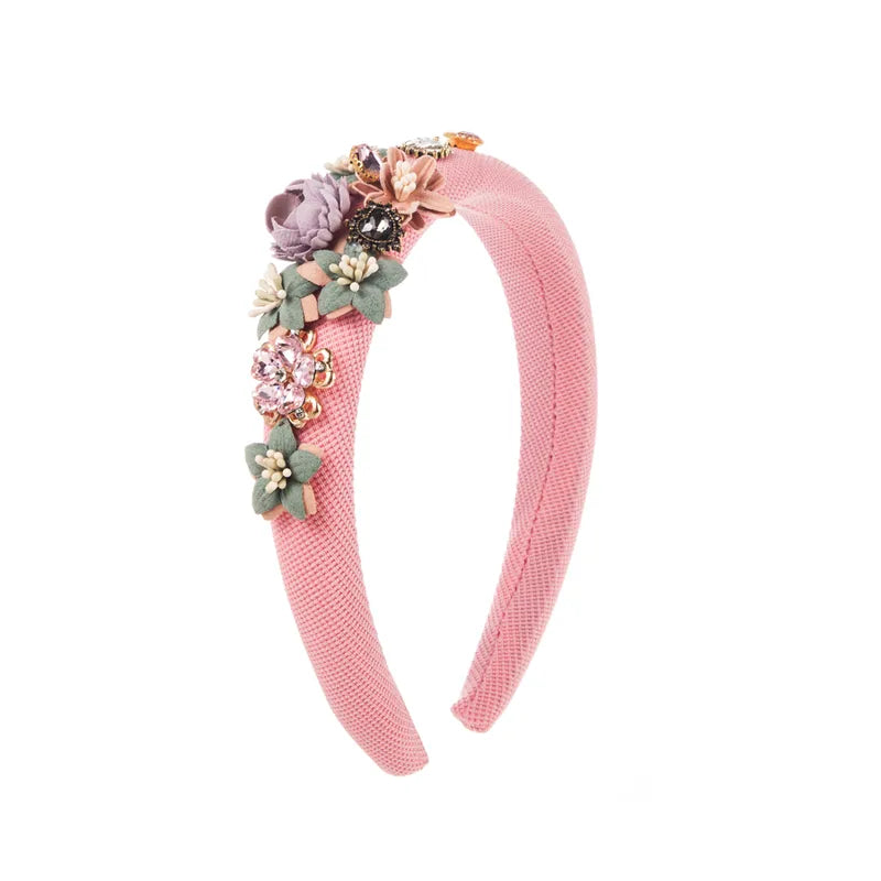 Flower crown | SUGAR SUGAR, Vintage Roses -multicolored flower headband
