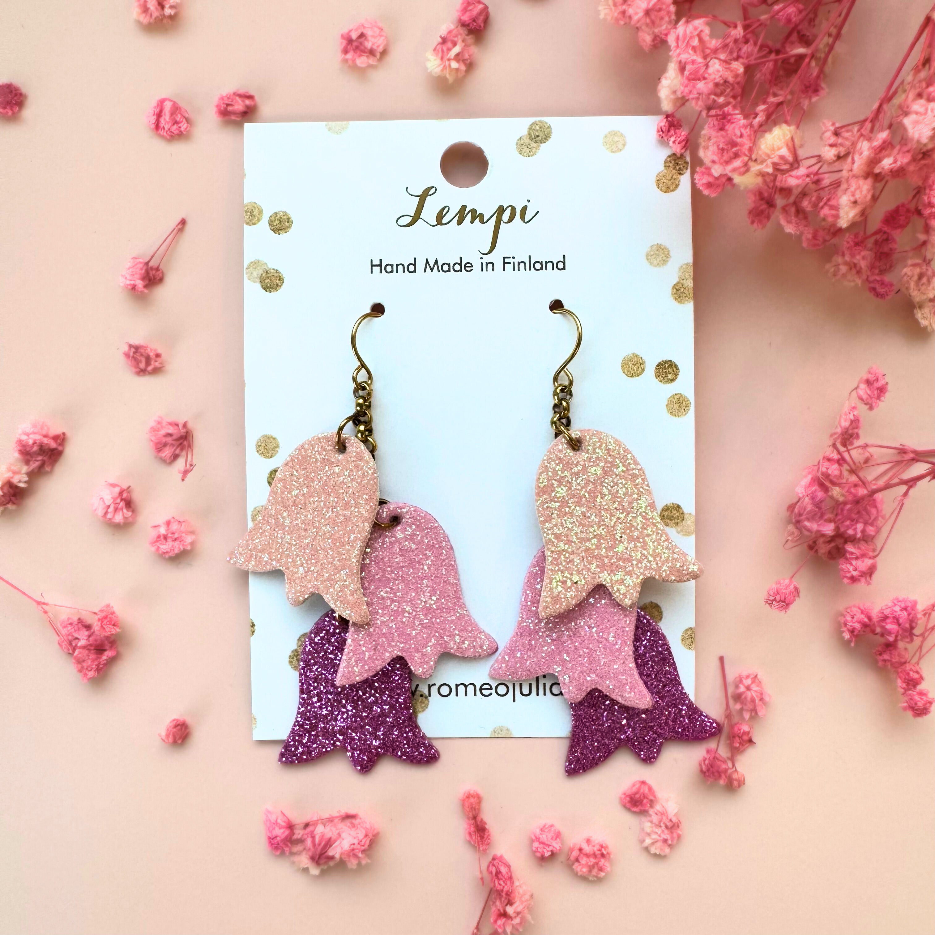 LEMPI® earrings, Keto (old blue/silver)