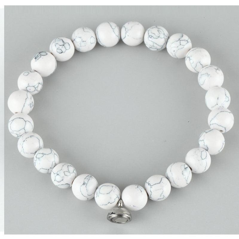 Rannekoru, Pearl Couple Bracelet with Ball -luonnonkivinen rakkauskoru
