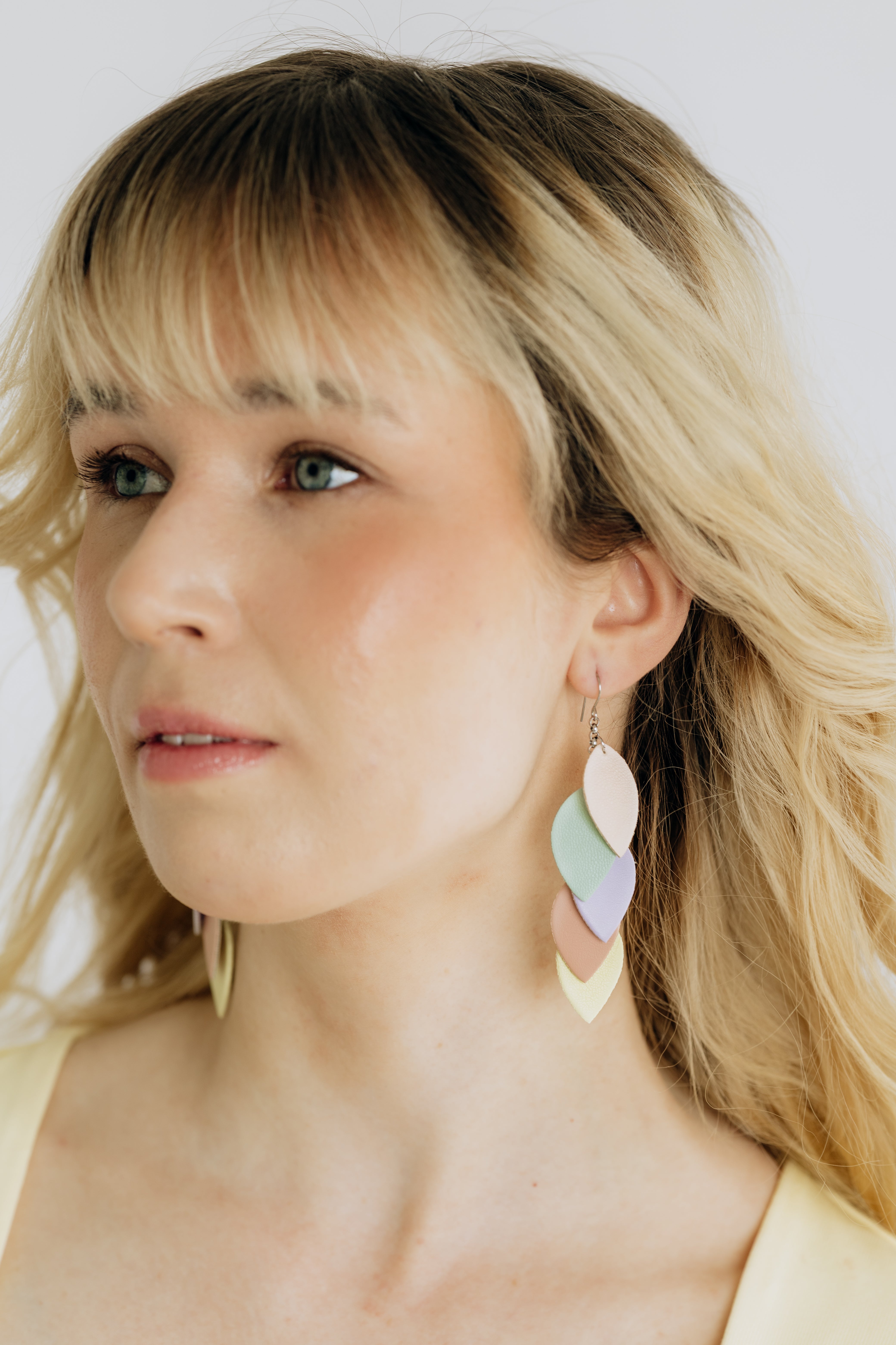 LEMPI earrings, Grain (pink)
