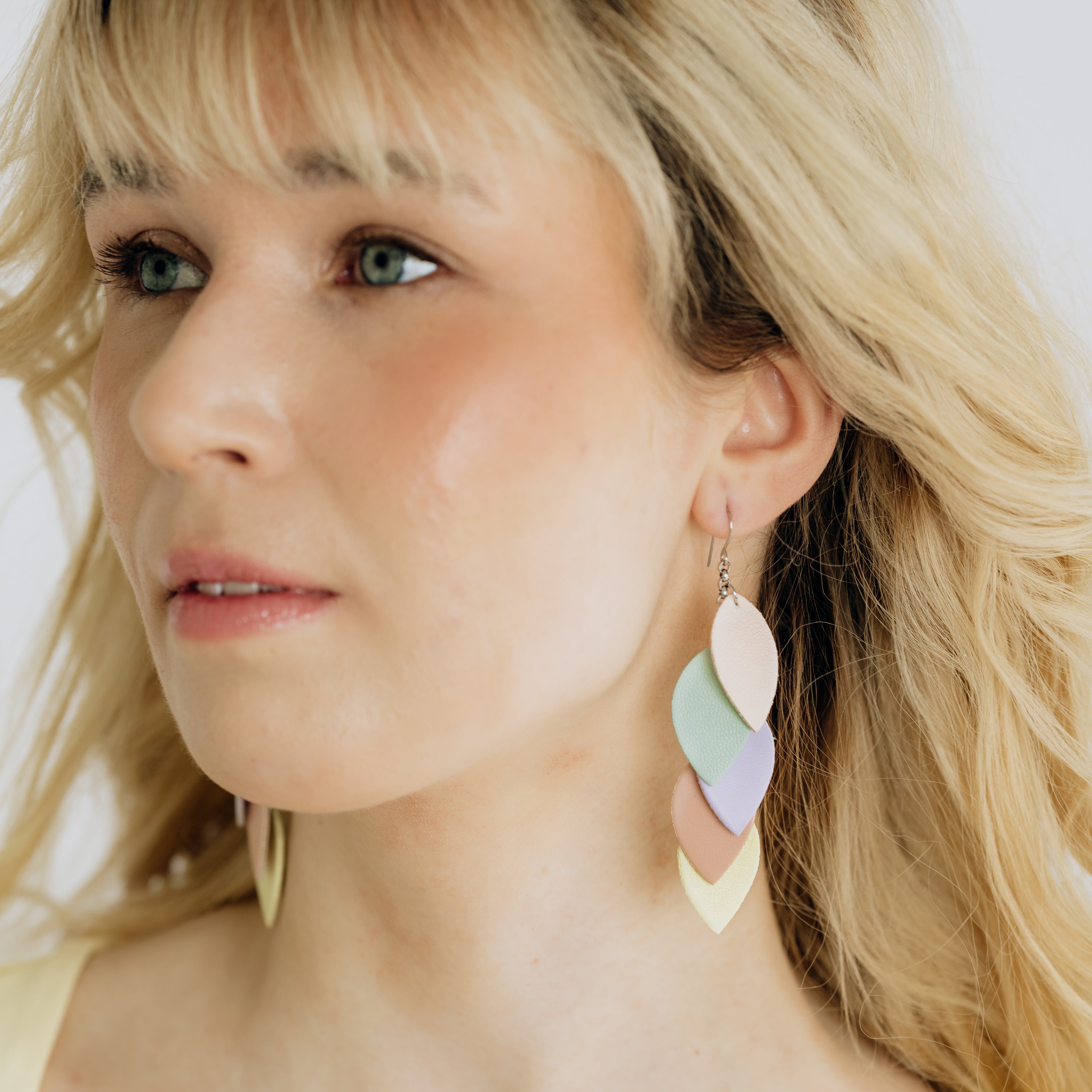 LEMPI earrings, Grain (pink)