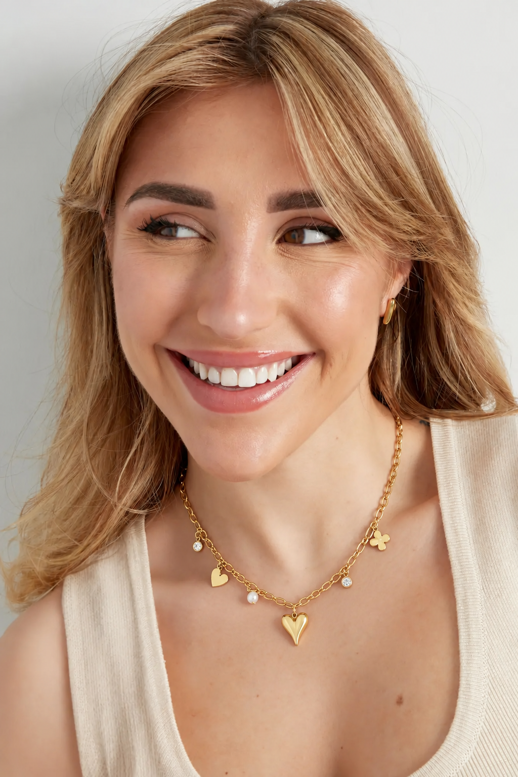 FRENCH RIVIERA | Gift of Love necklace Camille (gold)