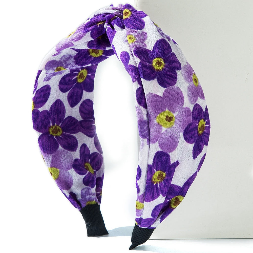 SUGAR SUGAR® | Meadow Garden COMFY – joustava hiuspanta (violetti)