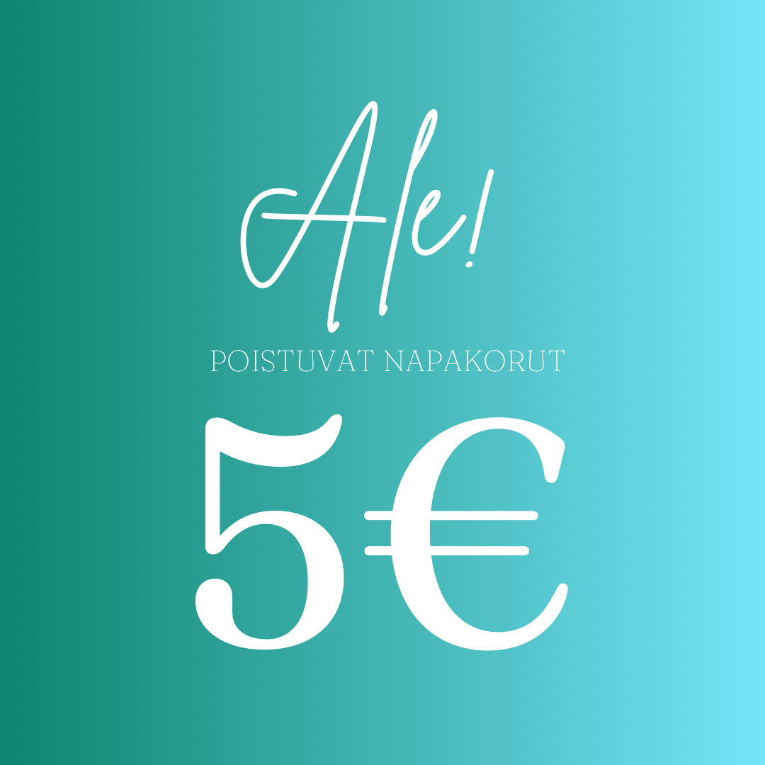 Poistuvat napakorumallit 5€