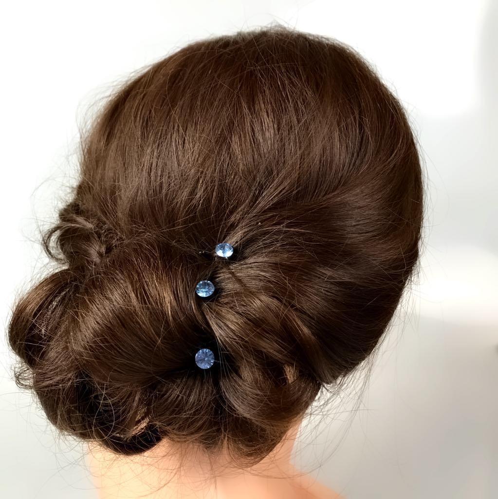 Hair ornament, Crystal Spiritless (pet blue)
