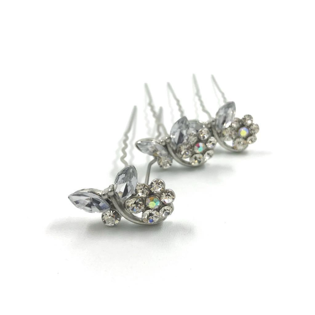 Hair ornament, Dragonfly crystal breathless