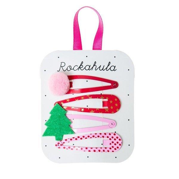 Hair ornament/pin, Rockahula KIDS|Xmas Mixy Matchy Clip Set