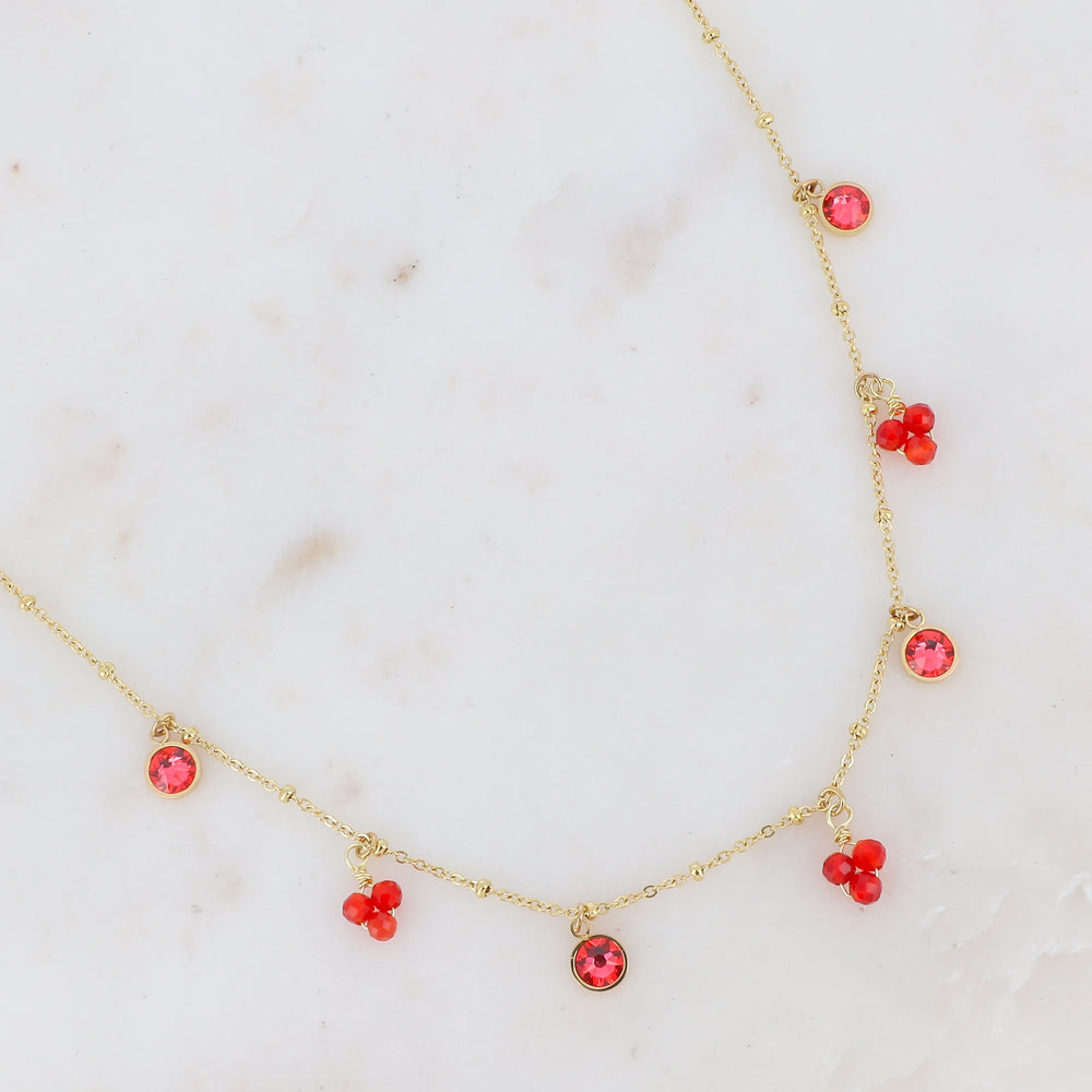 Necklace, BOHM PARIS|Collier Chloefina - tiger's eye necklace