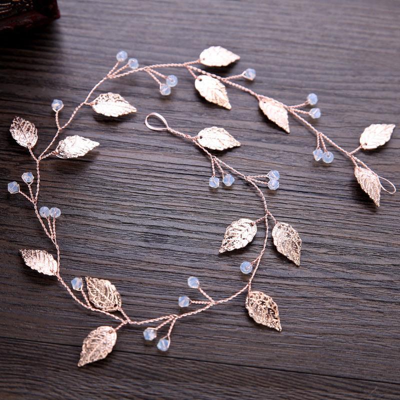 Hair ornament, headband/ROMANCE, Minimalistic Headpiece in Rosegold
