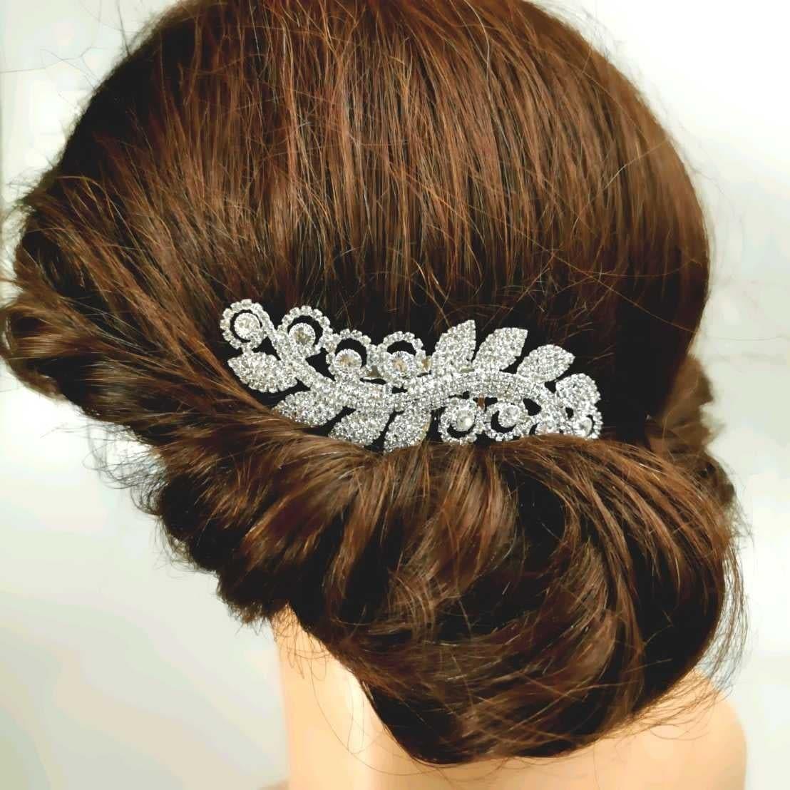 Hair ornament, crystal comb Classic Crystal Headpiece