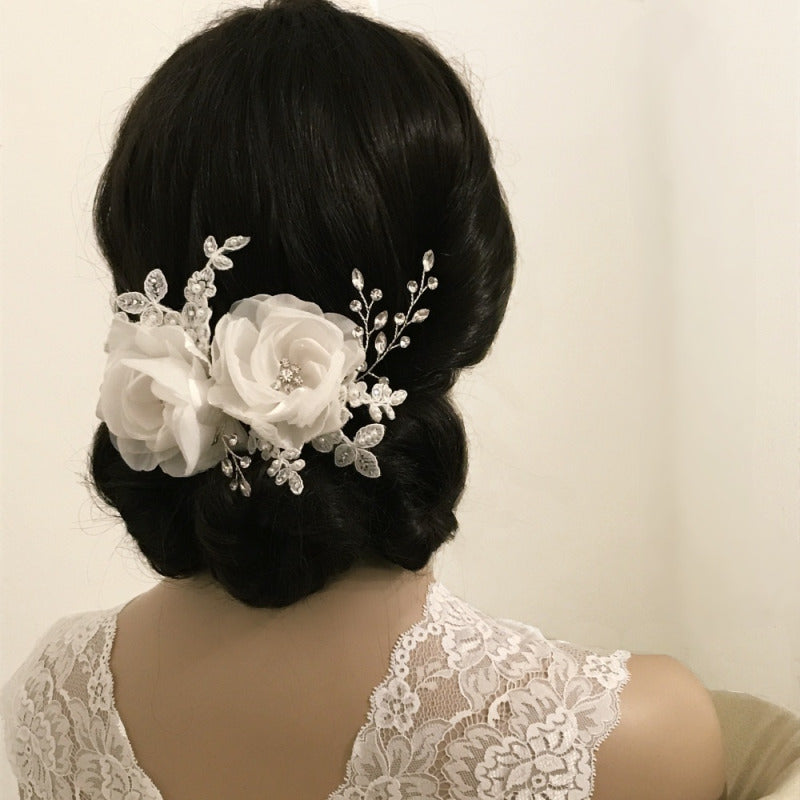 Hairpiece, ATHENA BRIDAL|Blossom Headpiece - Luxe Crystal Hair Comb