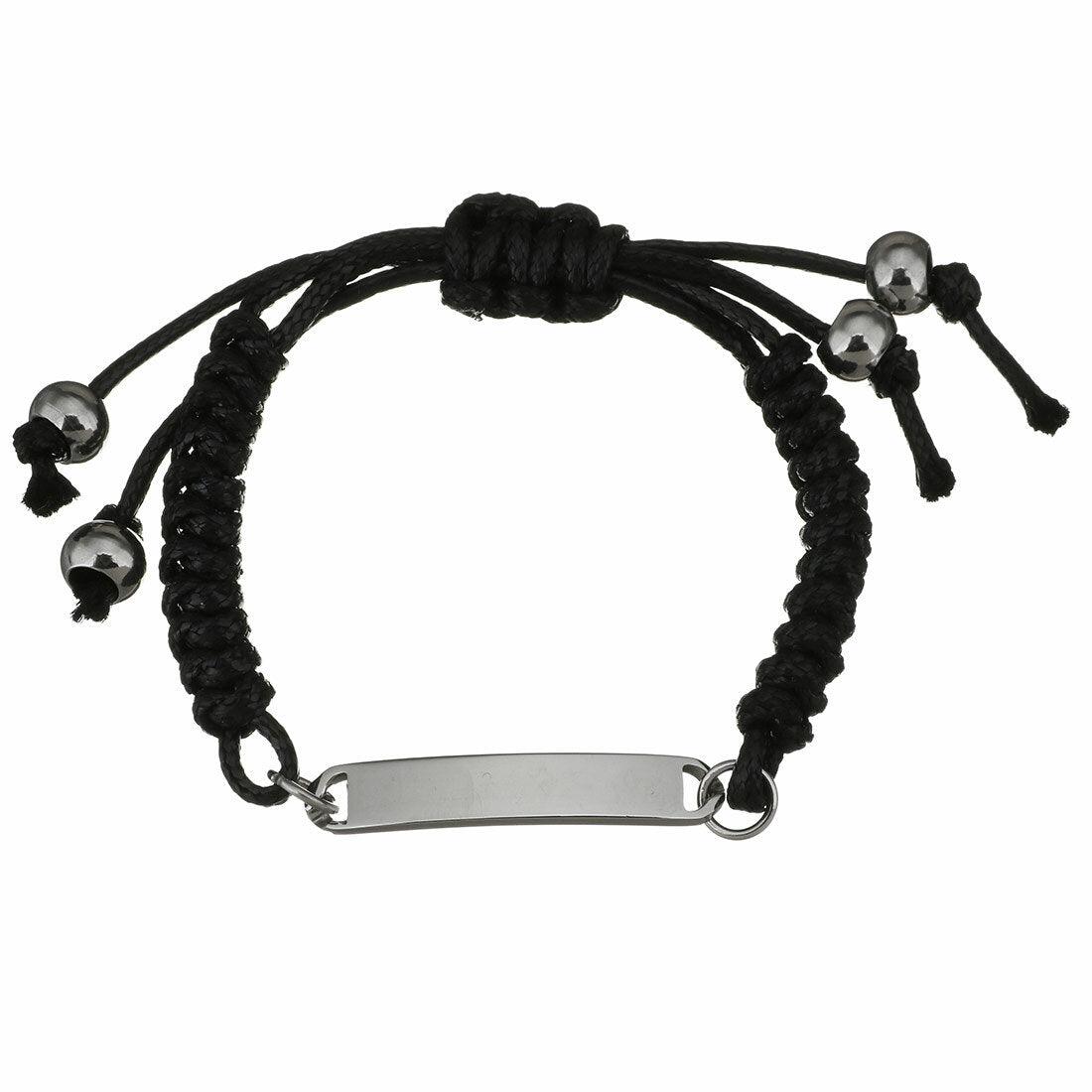 Kirurginteräksinen rannekoru, Relaxed Black Bracelet