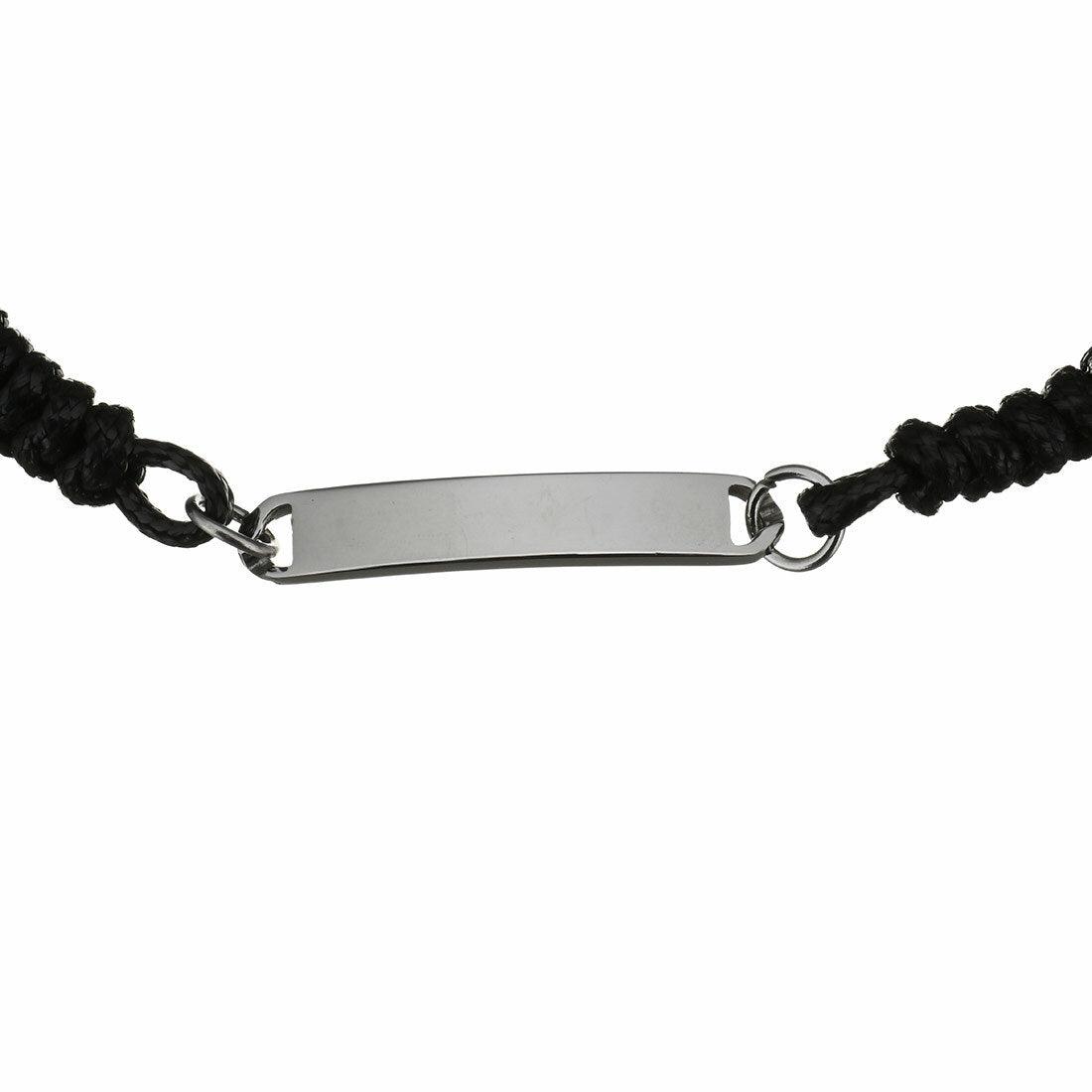 Kirurginteräksinen rannekoru, Relaxed Black Bracelet