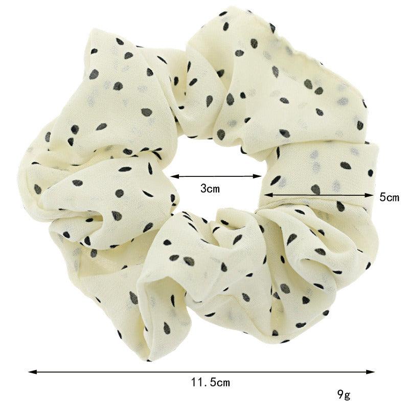 Donut/Scrunchie|SUGAR SUGAR, Medium Dark Polkadots