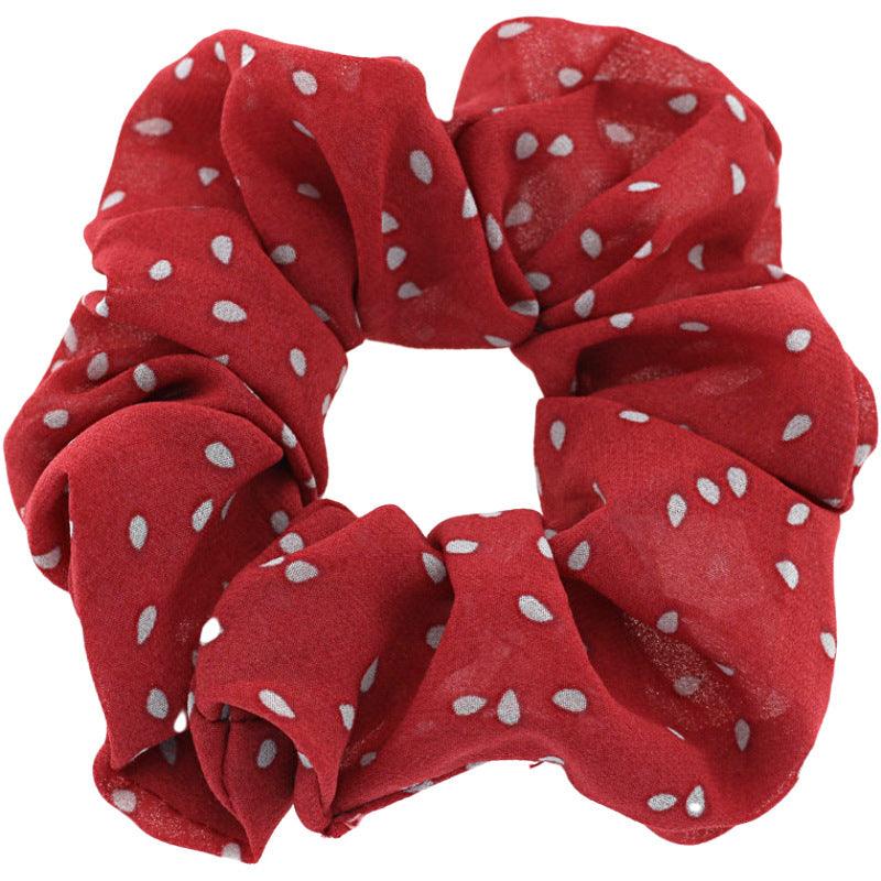 Donut/Scrunchie|SUGAR SUGAR, Medium Dark Polkadots