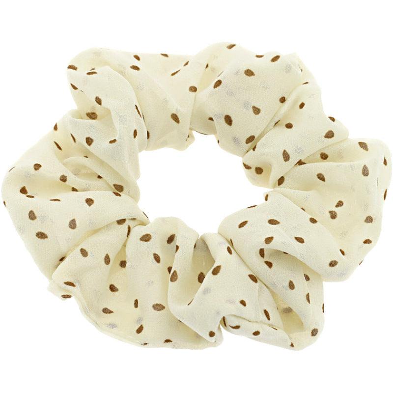 Donut/Scrunchie|SUGAR SUGAR, Medium Dark Polkadots
