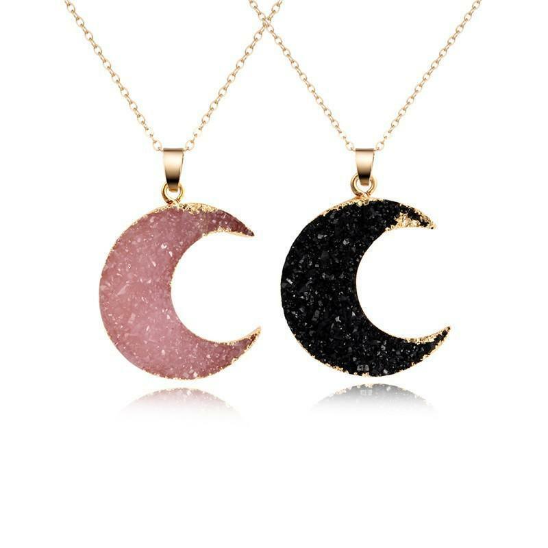 Kaulakoru, Celestial Moon in Black or Pink