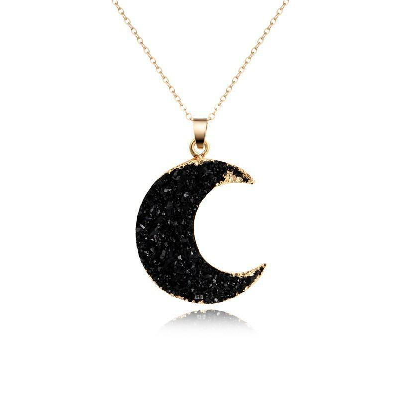 Kaulakoru, Celestial Moon in Black or Pink