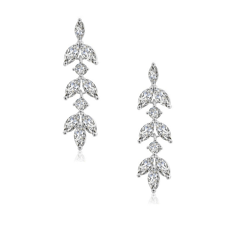 Crystal earrings, ATHENA BRIDAL|Romantic Adelie Earrings