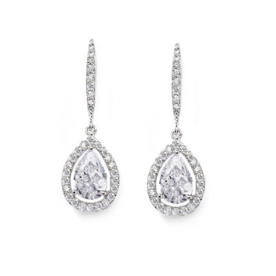 Crystal earrings, ATHENA BRIDAL|Classic Teardrop Earrings