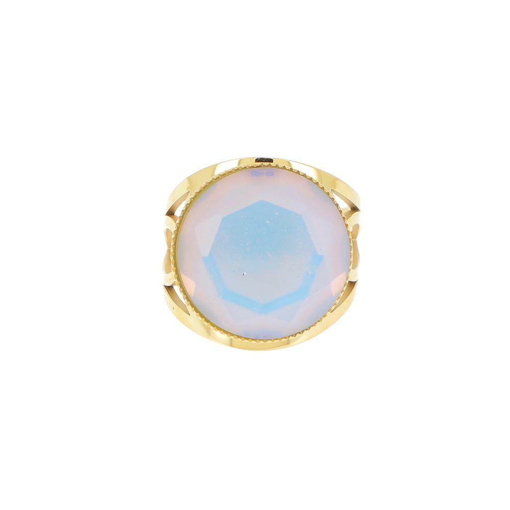 Sormus, BOHM PARIS|Bague Eponine dorée avec pierre de lune