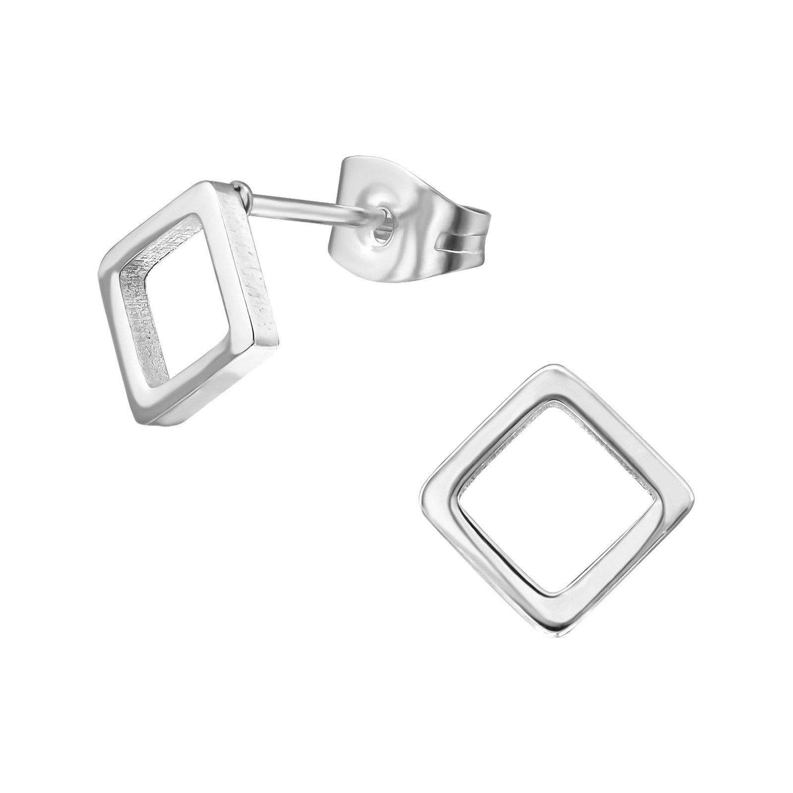 Kirurginteräsnapit, Modern Square Earstuds
