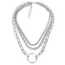 Kerroskaulakoru, PAPARAZZI|Necklace with Large Hoop