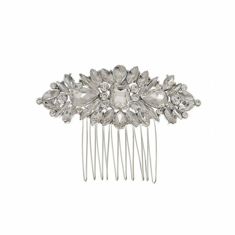 Hairpiece, ROMANCE|Glamourous Silver Hairpiece