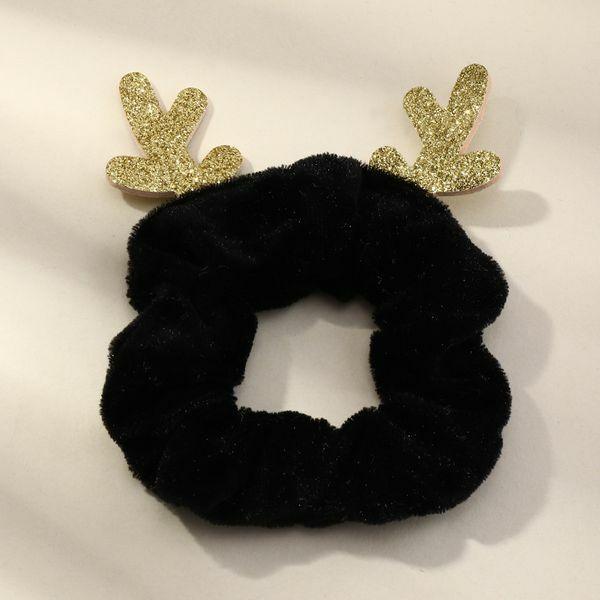Donut/Scrunchie|SUGAR SUGAR, Christmas Reindeer in Black
