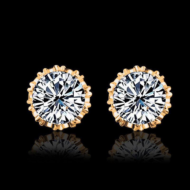 Juhlakorvakorut, ROMANCE|Romantic Round Earrings in Gold
