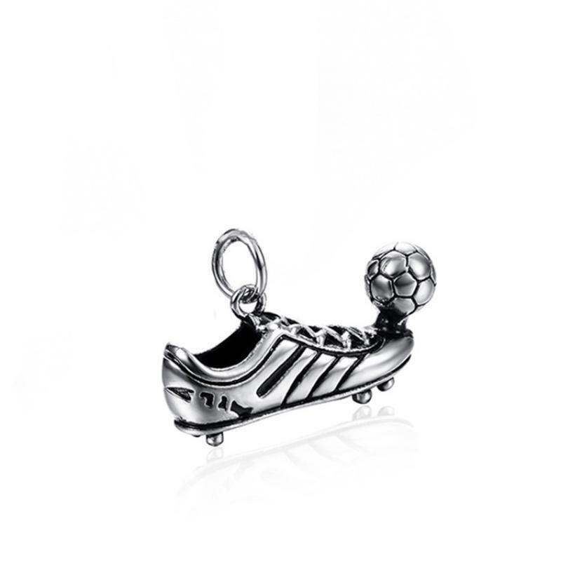 Kirurginteräsriipus, Football Shoe Pendant
