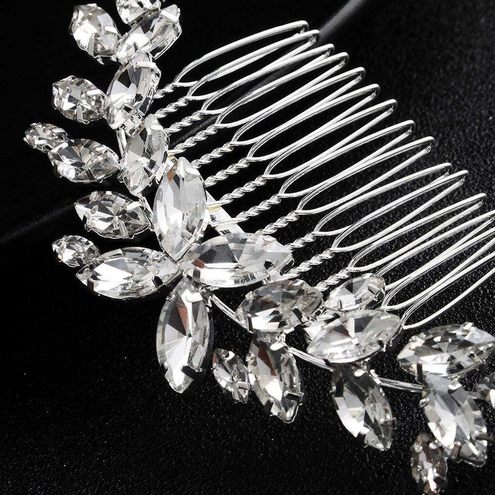 Hairpiece, ROMANCE | Curvy Silver Hairpiece