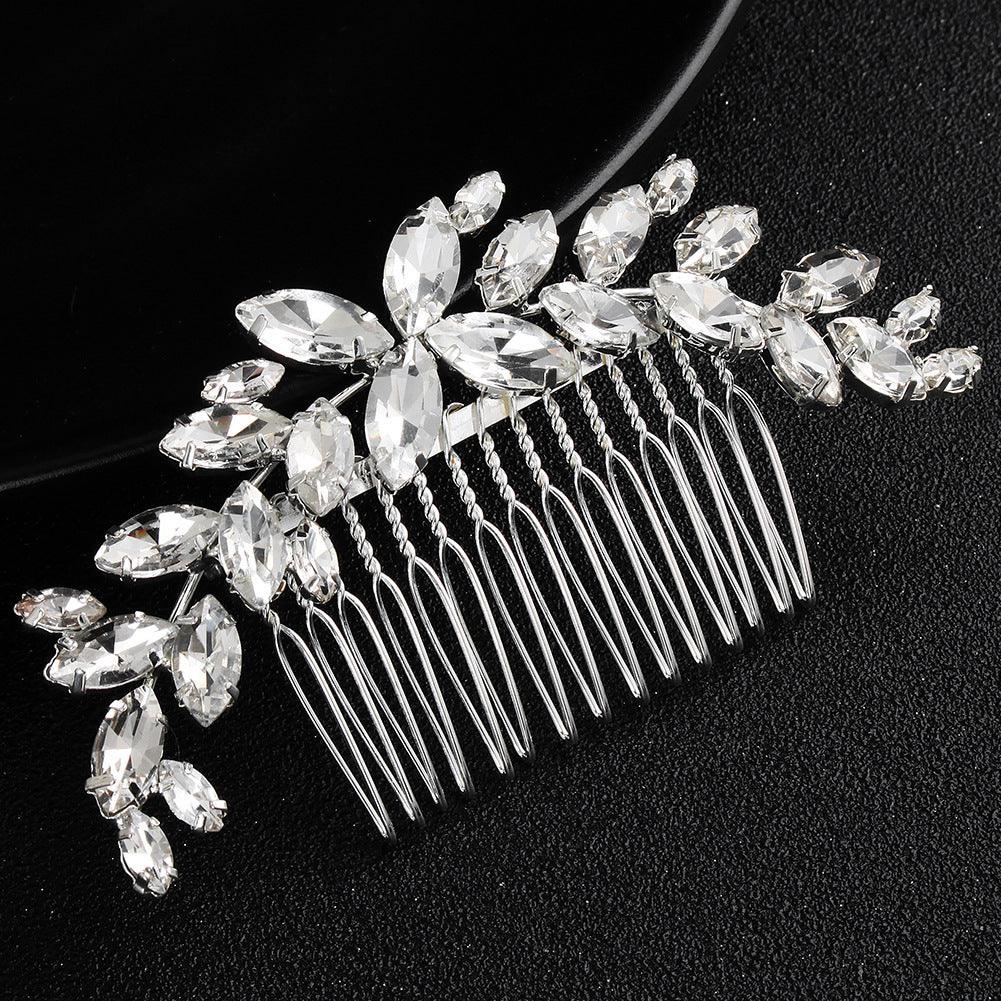 Hairpiece, ROMANCE | Curvy Silver Hairpiece