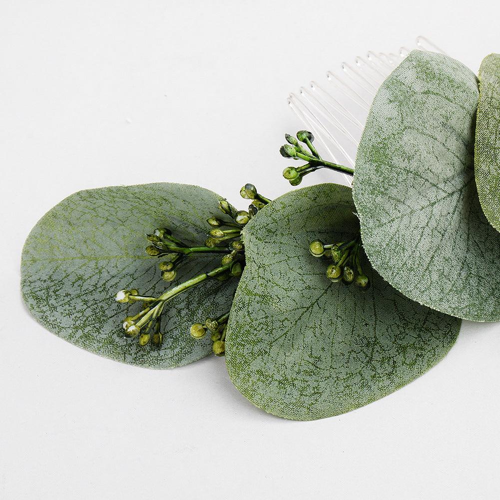 Hair ornament/garland, ROMANCE|Boho Eucalyptus Hairpiece