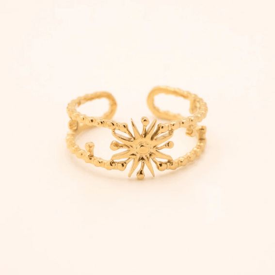 Sormus, BOHM PARIS|Bague Taiyo dorée