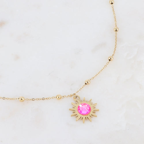 Kaulakoru, BOHM PARIS|Collier Siloane -electric pink