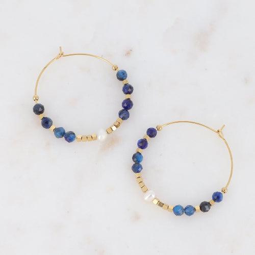 Korvakorut, BOHM PARIS|Créoles Bracéline  -lapis lazuli