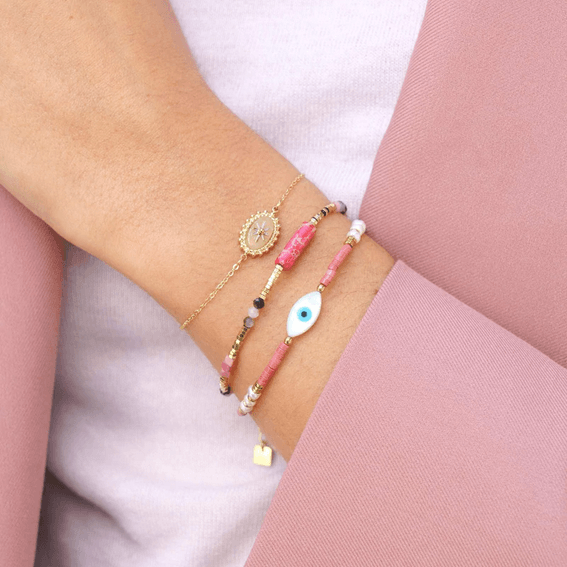 Rannekoru, BOHM PARIS|Bracelet Elody -rhodonite