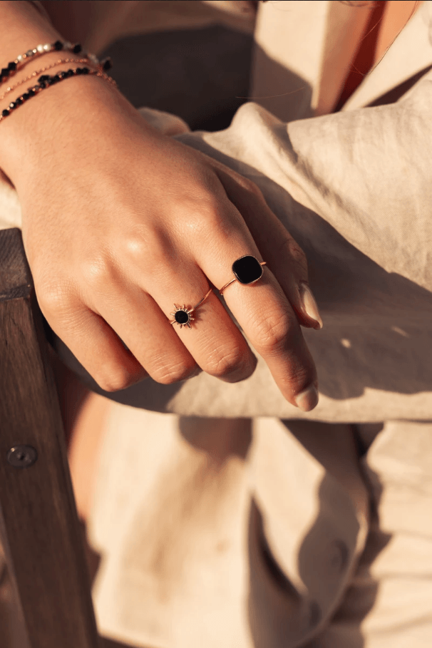 Sormus, BOHM PARIS|Bague Melany -light turqoise