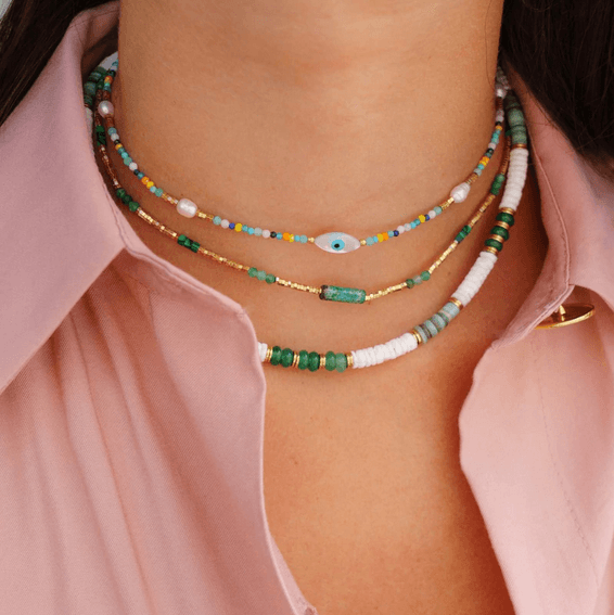Kaulakoru, BOHM PARIS|Collier Elody -musta akaatti
