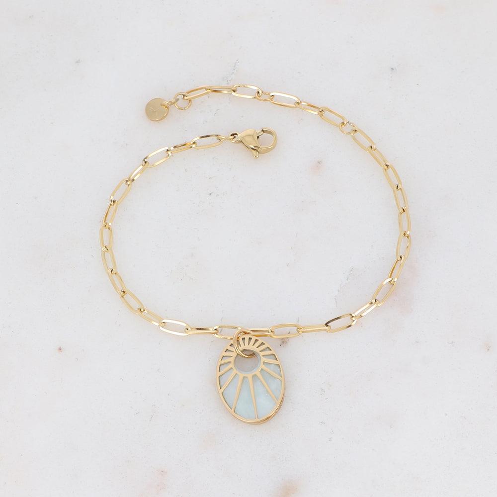 Rannekoru, BOHM PARIS|Bracelet Caméo -valkoinen/kulta